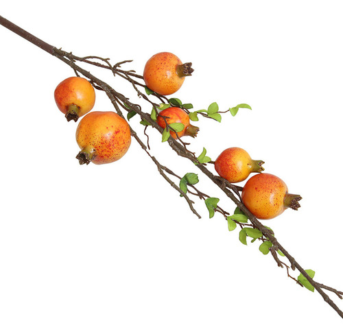 . Simulación De Granada, Fruta, Flor, Decoración Del Hogar