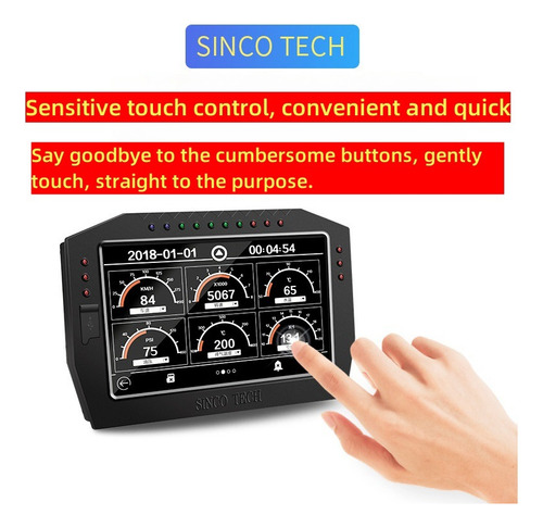 Tablero Digital Universal True Colour Lcd Para Tuning Coche