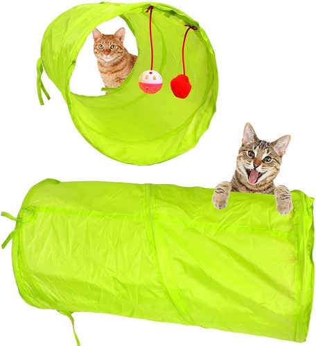 Imagen 2 de 6 de Juguete Gatos Surtidos Incluyendo Tunel Youngever 24 Piezas