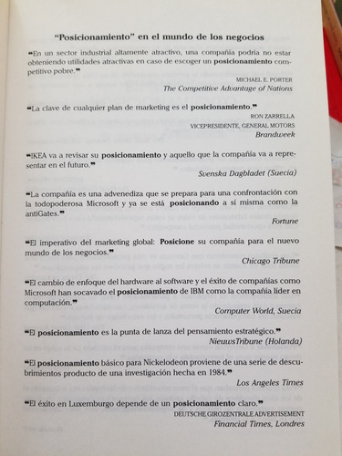 A1 El Nuevo Posicionamiento, Jack Trout (Usado)