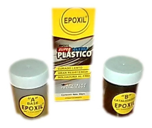 Pega Epoxil Super Acero Plastico (80 Gr)