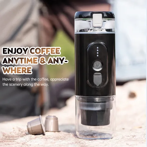Cafetera De Café Espresso Inalámbrica Portátil Con Presión D