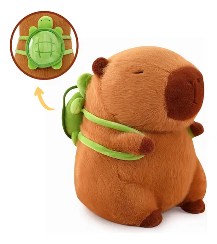 Capivara Filó Pelúcia Gigante Antialérgica Bichinho De Pelúcia Macio Brinquedo Infantil E Adulto Decoração Quarto Presente Criativo Confortável Seguro Alta Qualidade Brasiliana Tech