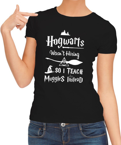 Camiseta Harry Potter Hogwarts Não Estava Contratando