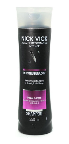 Shampoo Nick Vick Alta Performance Reestruturador 250ml