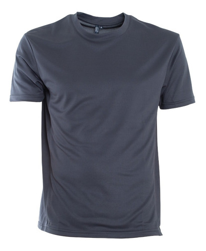 Imagen 3 de 3 de Polera Mujer Dry-fit Cuello Polo - Melange Oscuro
