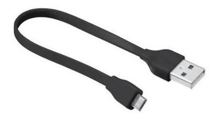 Imagen 2 de 3 de Cable Micro Usb Apto Celulares Largo 20 Cm Plano