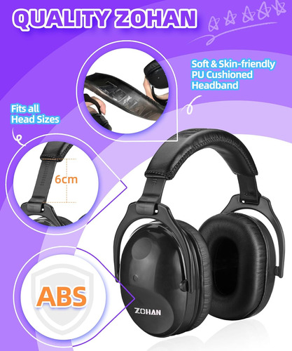 Auriculares Con Cancelación De Ruido Para Niños Con Protecci