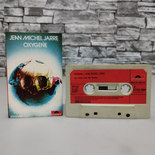 Jean Michel Jarre  Oxygène Cassette England 1977 Polydor 