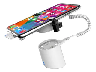 Exhibidor Base Soporte Seguridad Antirrobo Alarma Smartphone