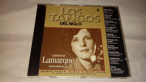 Los Tangos Del Siglo 6 Cd Excelente Estado Libertad Lamarque