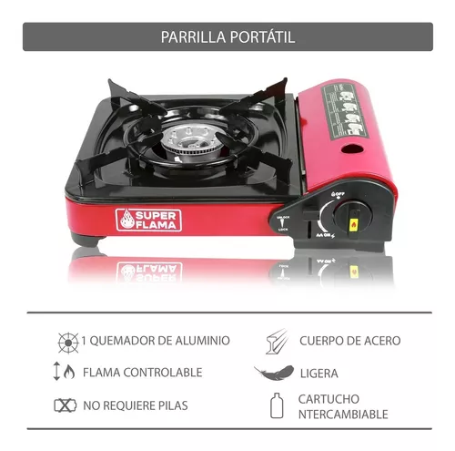 estufa estufas de gas portatil para cocina con 2 quemadores