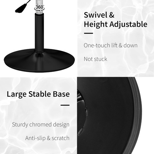 Aceqlyt® 16-21 Tabres De Tocador Giratorio Ajustable | Silla