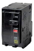 Comprar Interruptor Termomagnetico 2 Polos 20 A 120\u002F2 Square D Qo220
