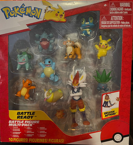 Pokémon 10-pack Figuras De Batalla