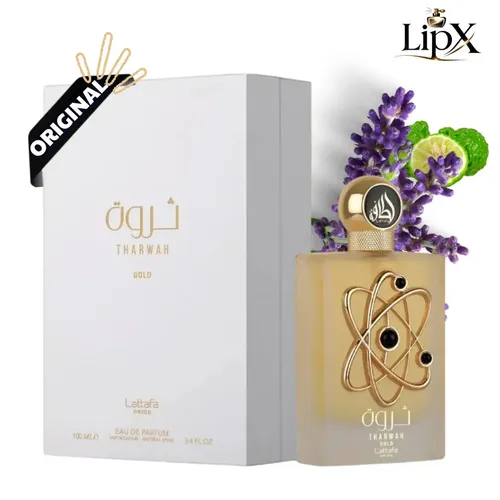 Perfume Feminino Árabe Tharwah Gold - Lattafa Pride Eau de Parfum 100ml