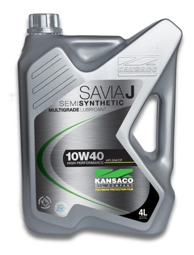 Aceite Kansaco 10w40 Semi-sintetico 4 Litros