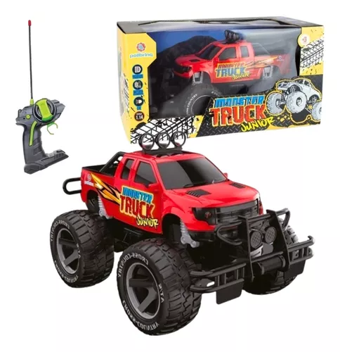 Carro Controle Remoto Monster Truck Junior Recarregável Top