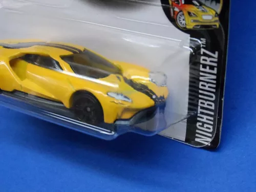  Hot Wheels 2017 Nightburnerz '17 Ford GT 211/365, Silver : Toys  & Games