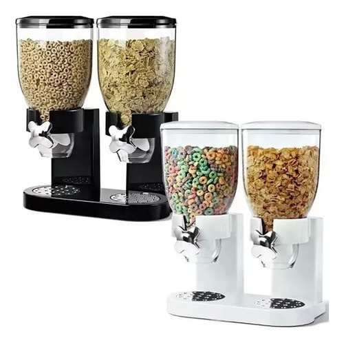 Despachador Cereal Doble Dispensador Alimentos Cocina 