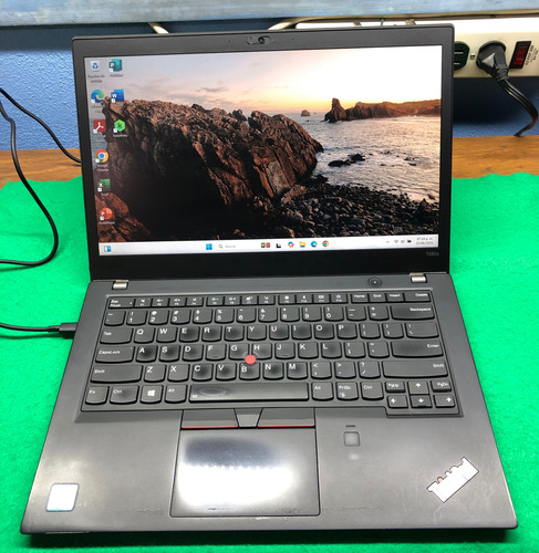 Laptop Lenovo T480s Touch Core I7 Ram 16gb Ssd 512gb Win 11 Negro (Usado)