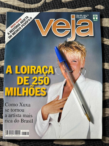 Revista Veja N 1744 Xuxa A Loiraça De 250 Milhões