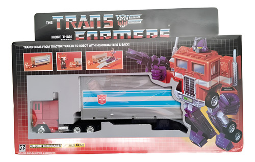 Optimus Prime Figura Transformers G1 Leader Commander Autobo