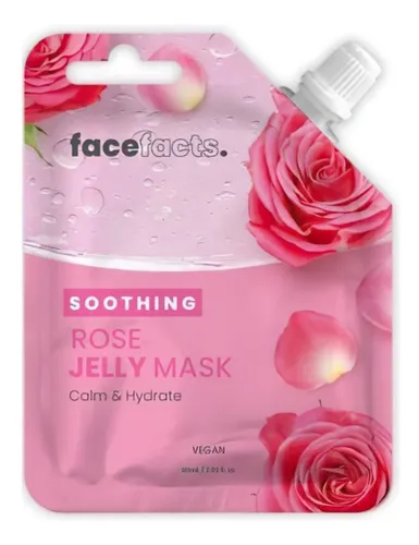 Mascarilla De Gelatina Face Facts Rose 60 Ml