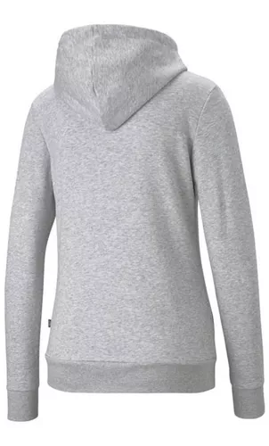 Sudadera con capucha Mujer PUMA Essentials Logo Gris