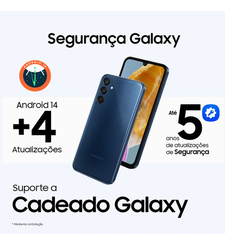 Celular Samsung Galaxy M15 5g, 6.000mah, Câmera Tripla Até 50mp, 128gb - Cinza - Excelente (Recondicionado)