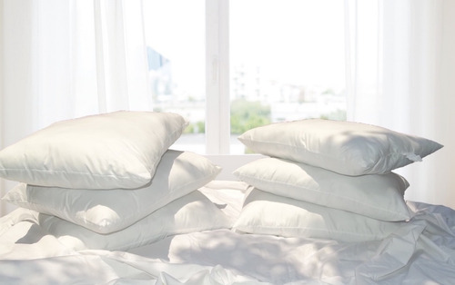 Almohada Hotelera Monarca Estándar Media 10 Pack Color Blanco