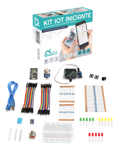 Kit Iot Iniciante Estação Meteorológica C/ Nodemcu +tutorial