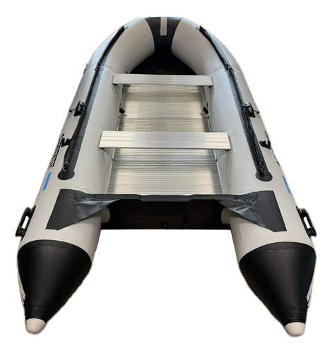 Bote Inflable Piso Aluminio 3.30m Con Motor Yamaha 8hp 2t Pc