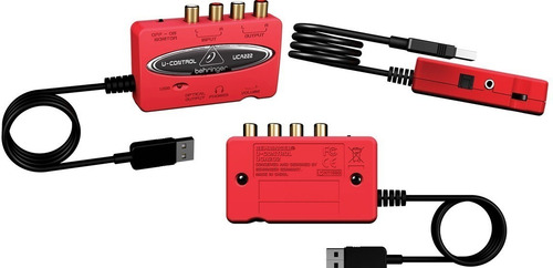 Behringer Uca222 Interfaz Audio Usb 2 Entradas 2 Salidas
