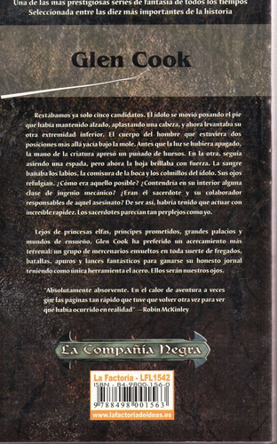 Sueños De Acero - La Compañía Negra - La Factoría De Ideas