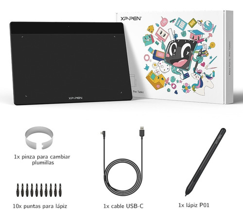 Para Mesa Digitalizadora Xp-pen Deco Fun S Azul