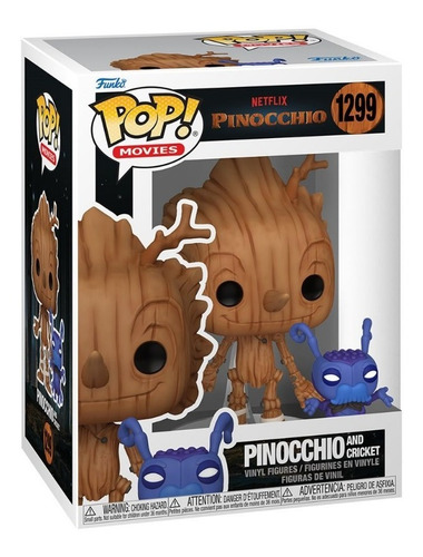 Funko Pop Pinocho - Pinocchio Y Cricket #1299 (netflix)