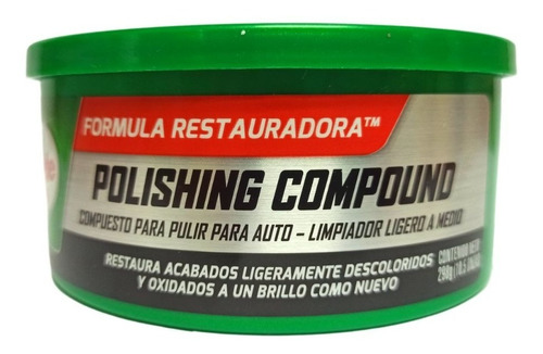 Cera Pasta Para Pulir Polishing Compound 298grs Turtle Wax