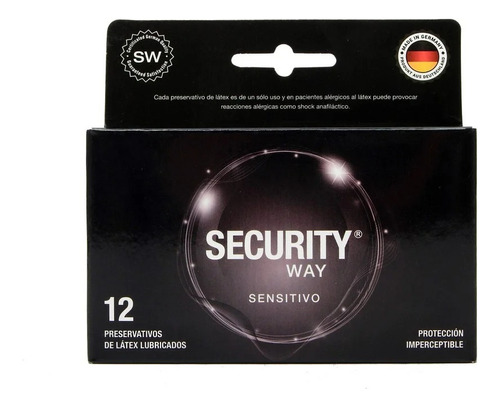 Security Way Preservativos Caja 12 Unidades Variedades