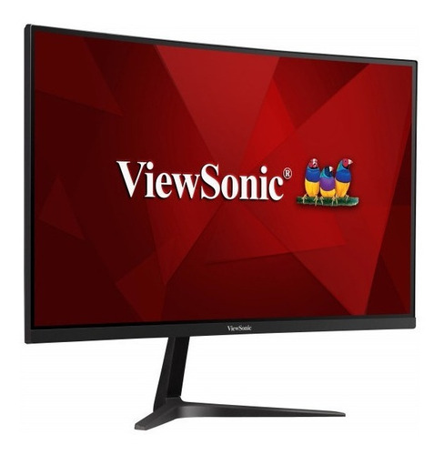Monitor gamer curvo ViewSonic Vx2718-pc-mhd led 27" negro 100V/220V