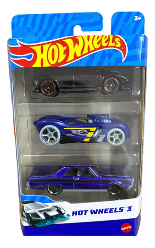 Hot Wheels Pack X 3 En Blister K5904 Replay