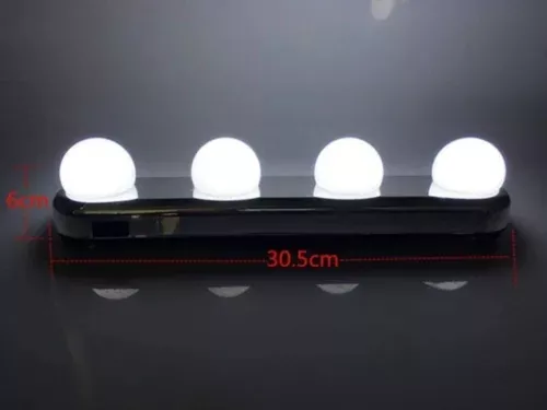 Luces led portatiles espejo - Foco portátil para maquillaje sin cable –