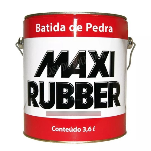 Batida De Pedra Preto 3.6l Maxi Rubber Tinta Para Chassi