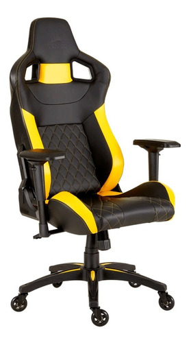 Silla Gaming Corsair T1 Race Negro/amarillo