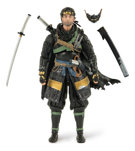 Playstation, Ghost Of Tsushima, Figura De Jin Sakai 15 Cm (Usado)