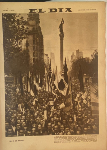 Antiguo El Día N° 643 Celebración La Victoria Guerra 1945 B8