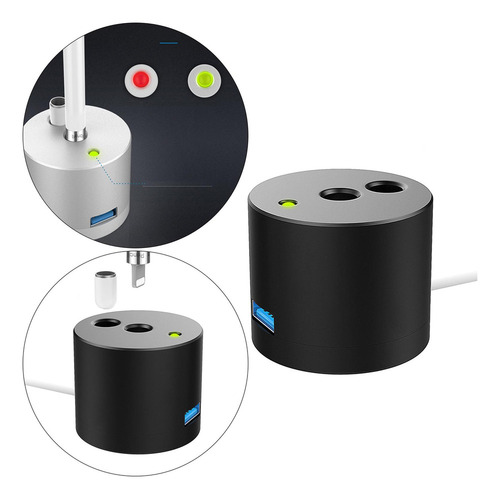 Soporte De Carga Compatible Con Apple Pencil - Base De Negro