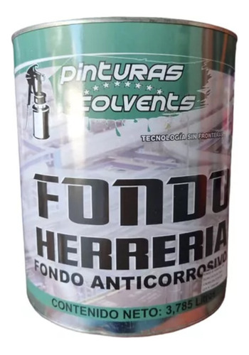 Fondo Herreria Anticorrosivo Colven Cuñete 5 Gl Blanco 9010