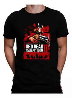 Camiseta Red Dead Redemption 2 Camisa Gamer