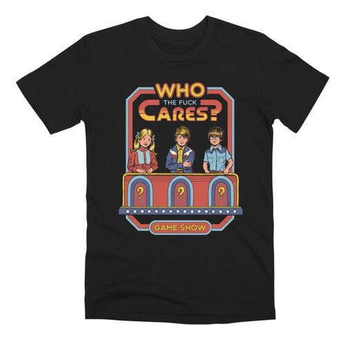 Camiseta Rhodes Who Cares, Playera Sarcasmo Puro